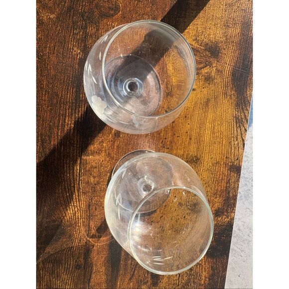 *VINTAGE* 2 PRINCESS HOUSE HERITAGE BRANDY GLASSES / SNIFTERS - Picture 3 of 7